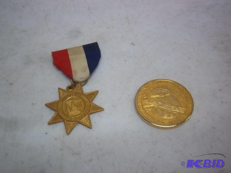 lot 165 image: Metal Coin Medal Lot...