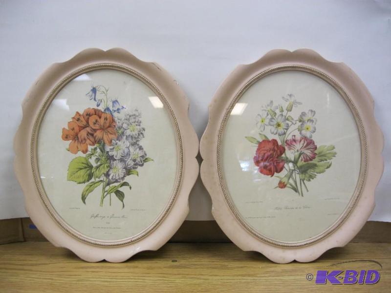 lot 204 image: Vintage Pair Of Litho Prints...