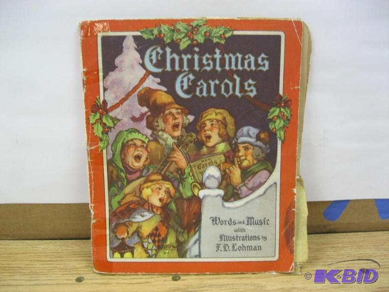 lot 211 image: Vintage 1938 Christmas Carols Book ...