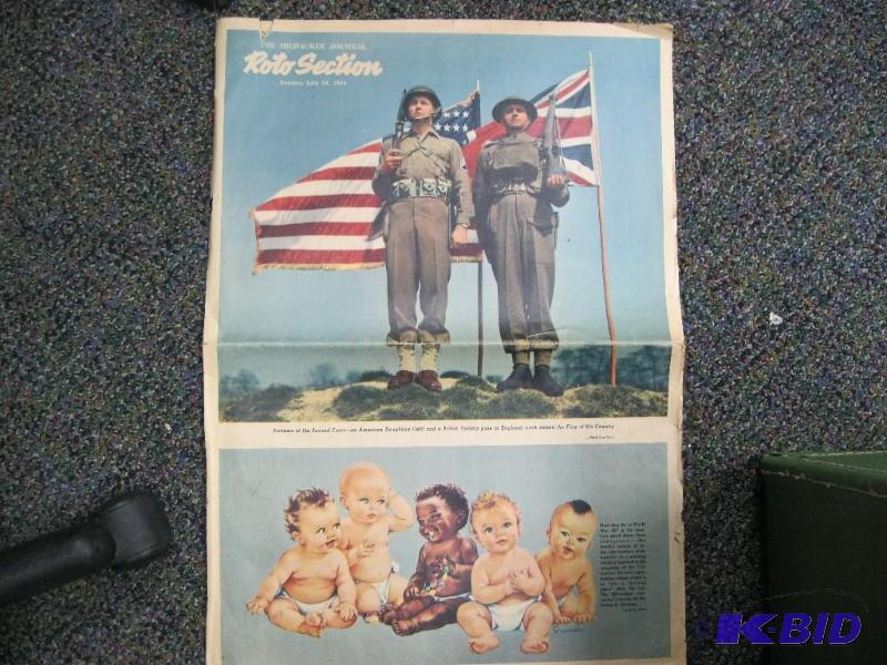 lot 219 image: 1944 Roto Section Paper ...