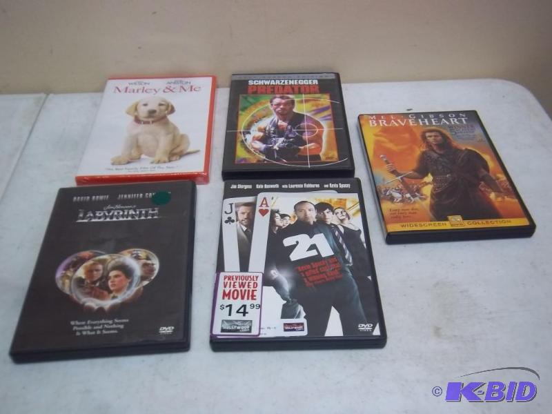 lot 222 image: Lt Of DVDs...