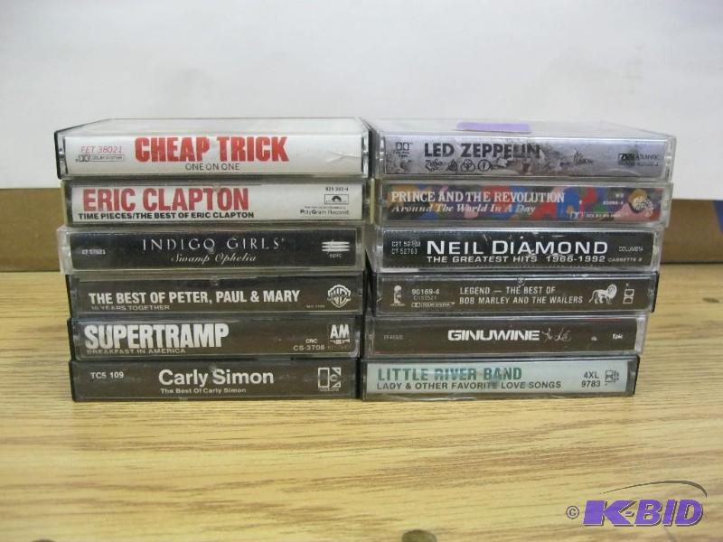 lot 223 image: Lot Of Vintage Cassette Tapes...