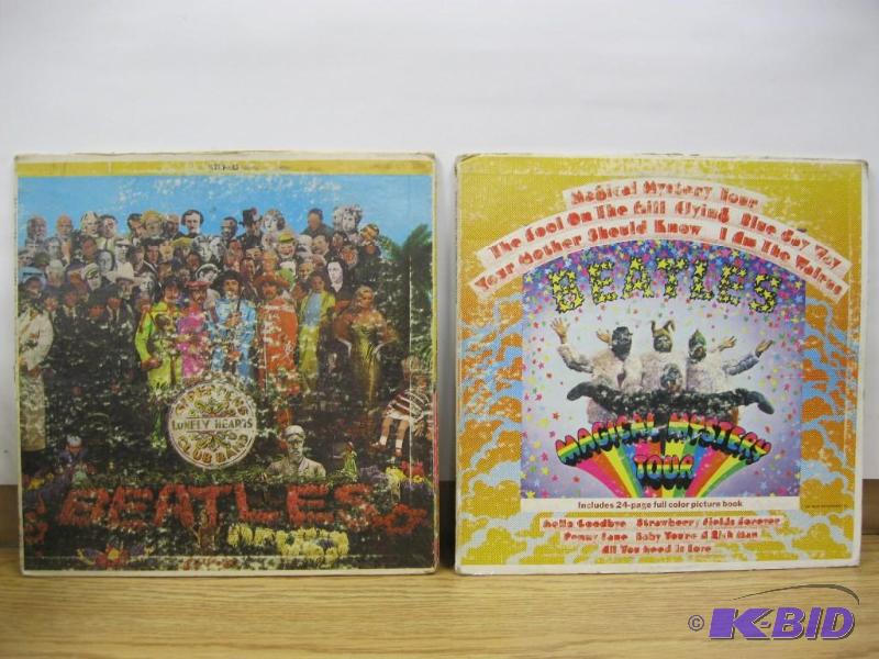 lot 227 image: Pair Of Beatles Records Vinyl LPs...