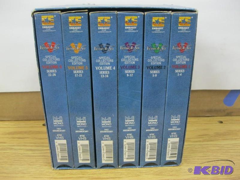 lot 228 image: Lot Of Victory At Sea VHS...