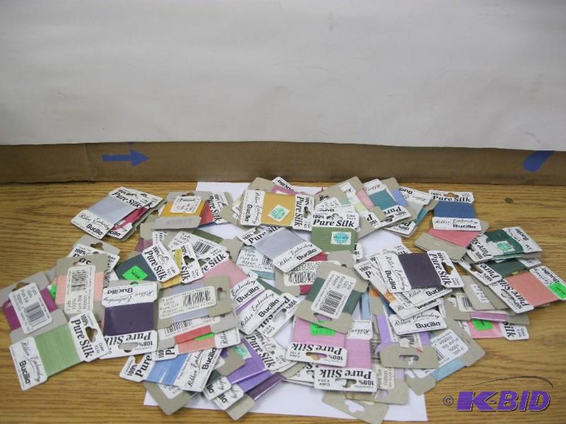 lot 229 image: Lot Of 100% Pure Silk Ribbons...