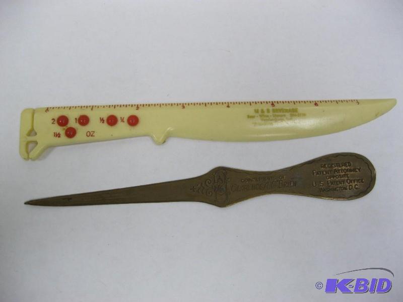 lot 232 image: Pair Of Vintage Letter Openers...