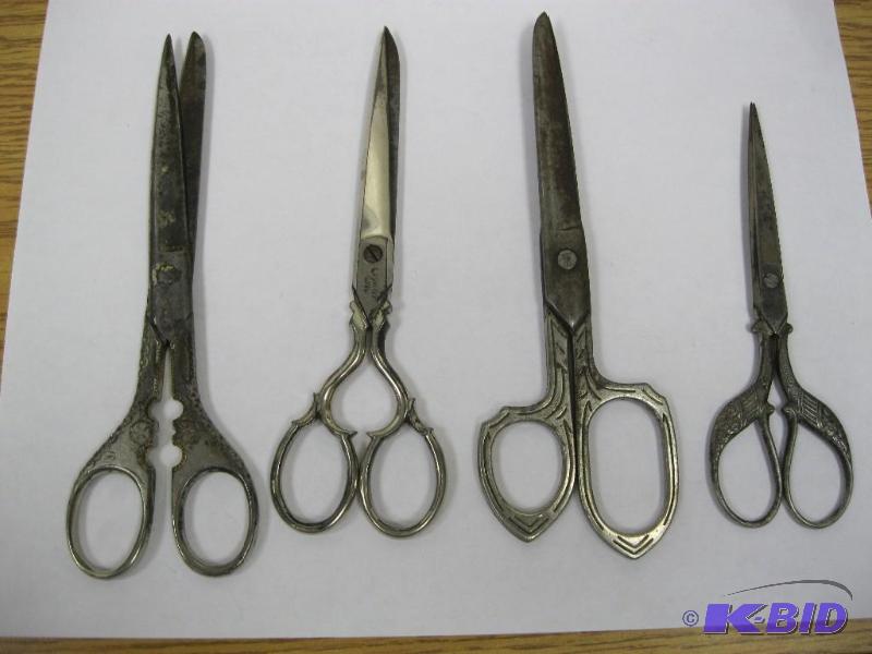 lot 236 image: Lot Of Vintage Scissors...