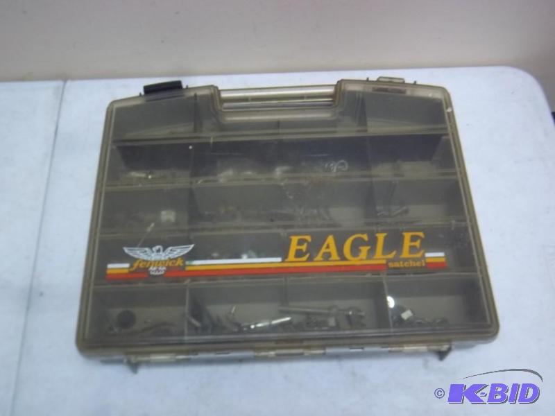 lot 242 image: Tackle Box Filled With Nails And Sc...