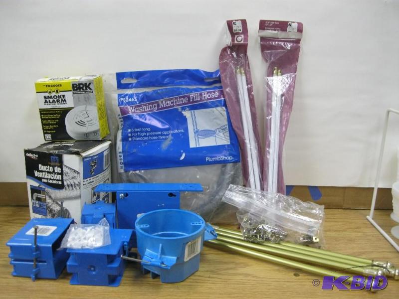lot 249 image: Lot Of Home Items Smoke Alarm, Wash...