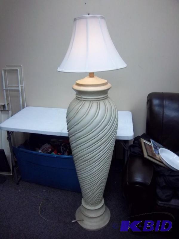 lot 262 image: Large Floor Lamp, A Few Chips...
