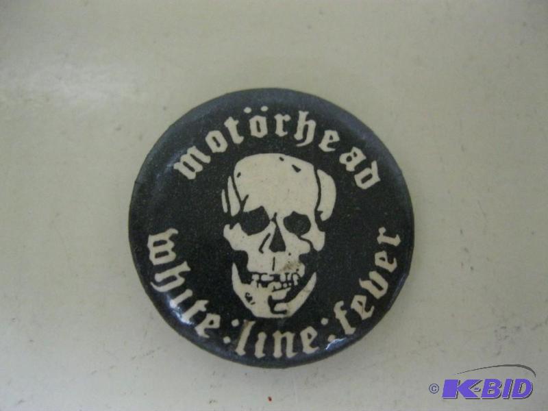 lot 272 image: Vintage Motorhead Pin...