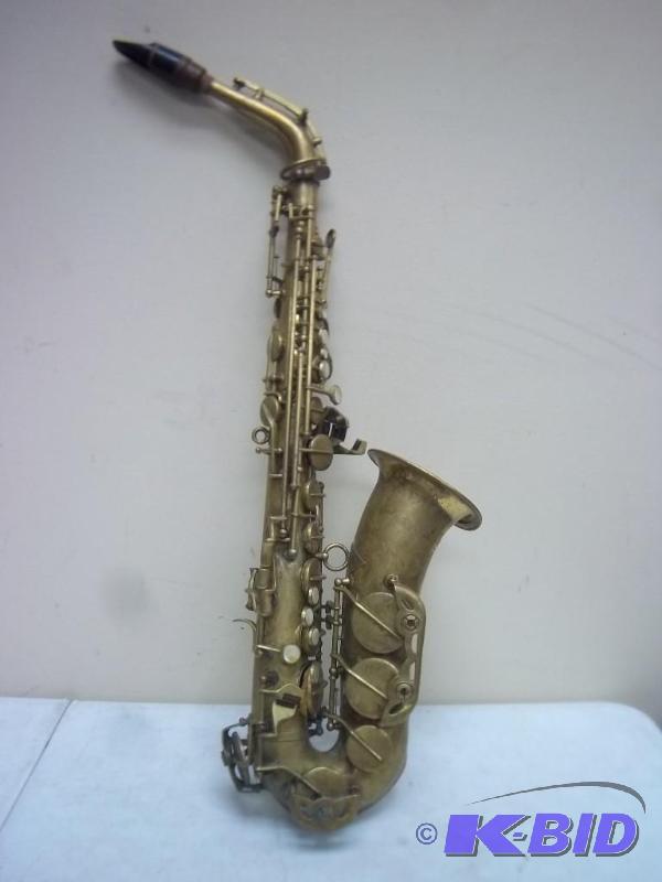 lot 3 image: Old Alto Sax - Shows Wear...