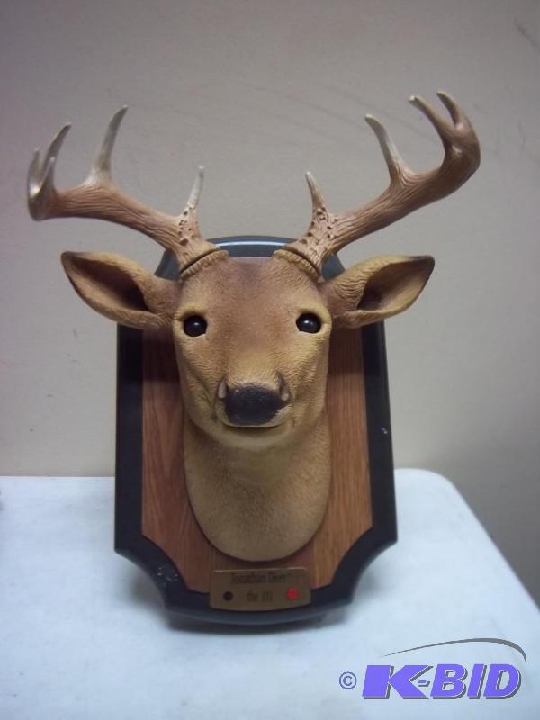 lot 30 image: Singing Talking Automated Deer Rare...