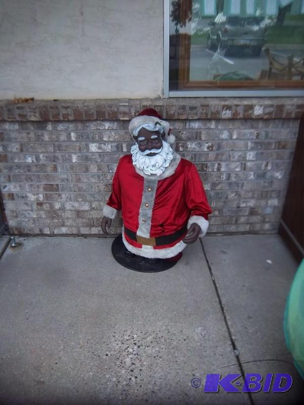 lot 32 image: Short Black Santa Has Wear And Coul...