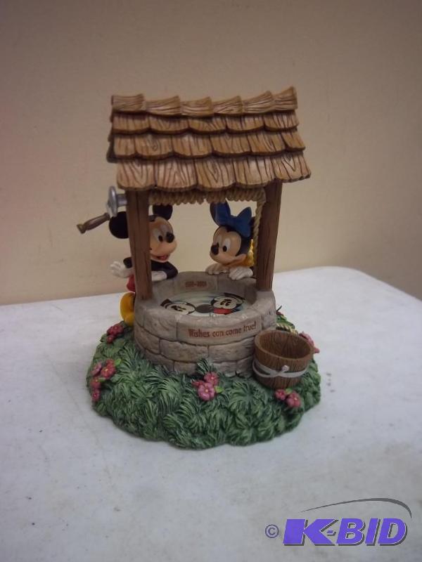 lot 40 image: Mickey And Minnie Wishing Well Bank...