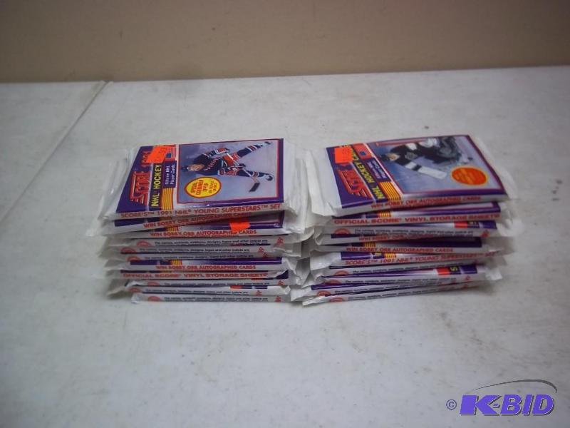 lot 60 image: 1991 Unopened Score NHL Hockey Card...
