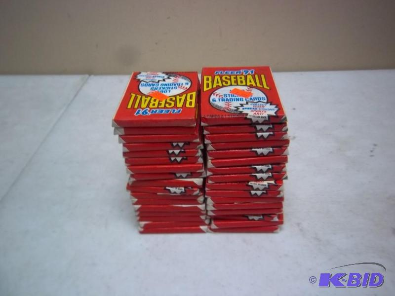 lot 63 image: 1991 Unopened Fleer&nbspBaseball C...