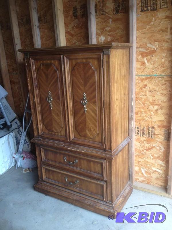 lot 8 image: Solid Armoire, Some Marks...