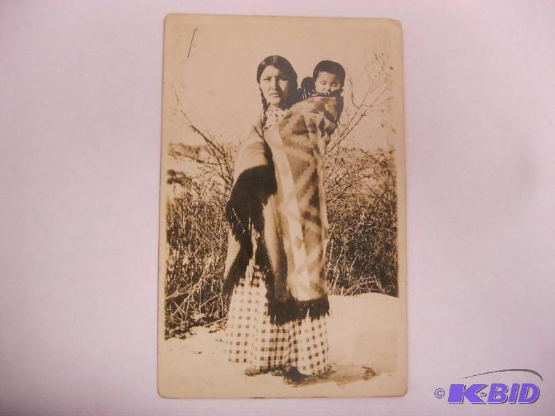 lot 85 image: Vintage Antique Indian Mother And C...