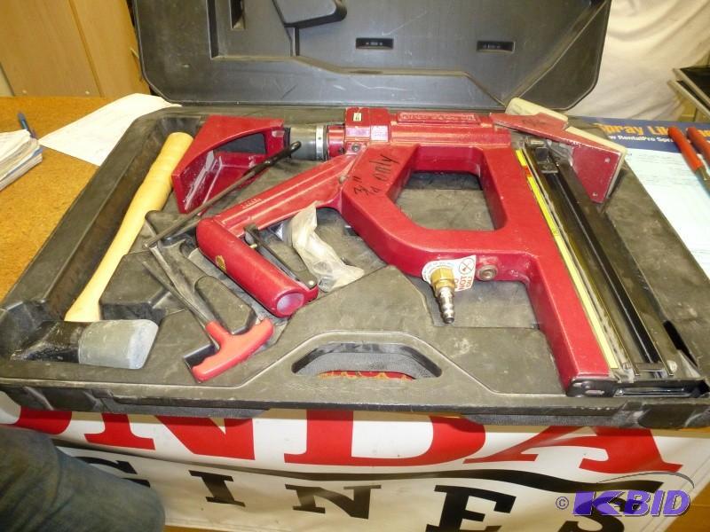 lot 12 image: Porta- Nailer Flooring Nailer Mode...