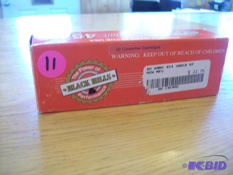 Black Hills Ammo 454 Casull -20 car...