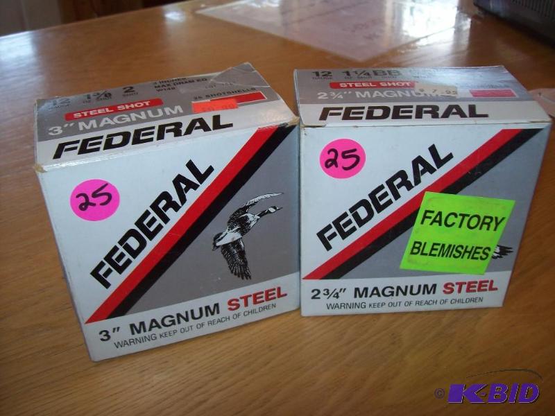 Federal 12 gauge - 2 partial boxes ...