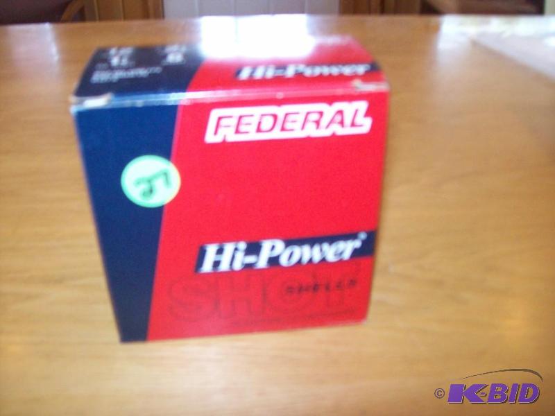 Federal 12 gauge -2 34 -25 per box...