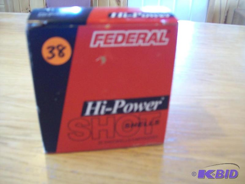 Federal 12 gauge -2 34 -25 per box...