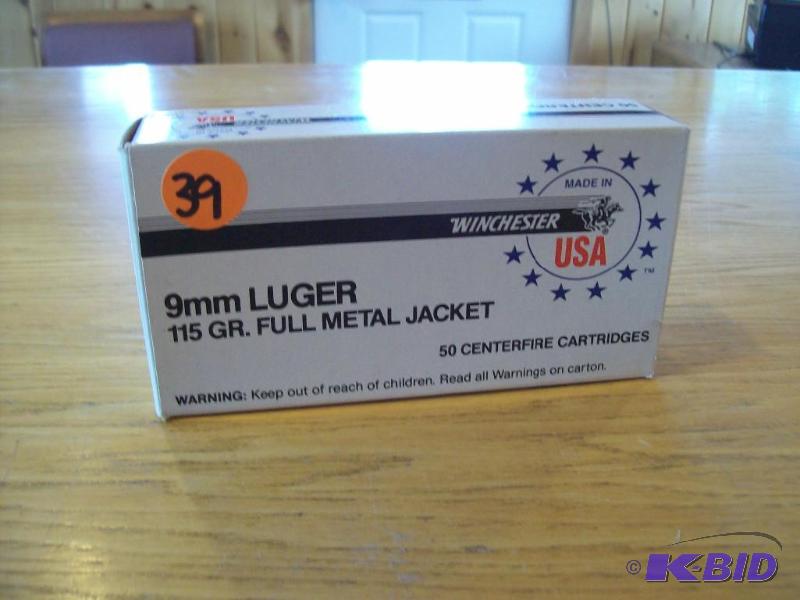 Winchester 9mm Luger -115 grain -50...