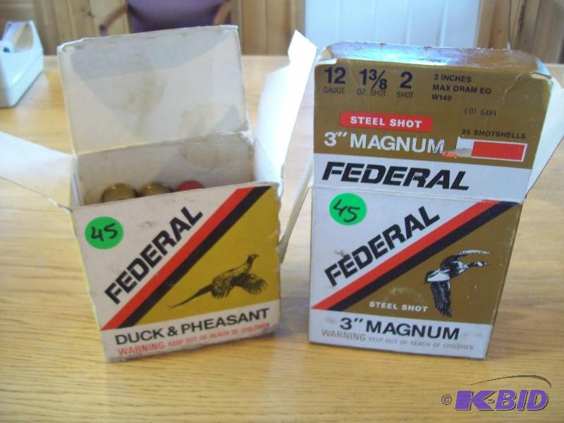 Federal 12 Gauge -partial boxes -Sh...