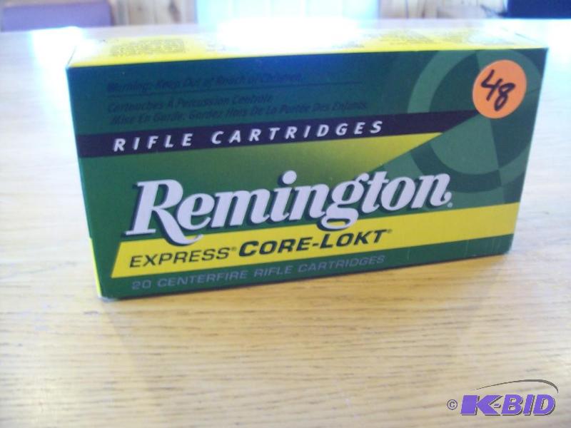 Remington Rifle cartridges -20 per ...
