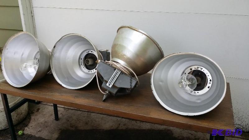 lot 4 image: 320 Watt Light Fixtures