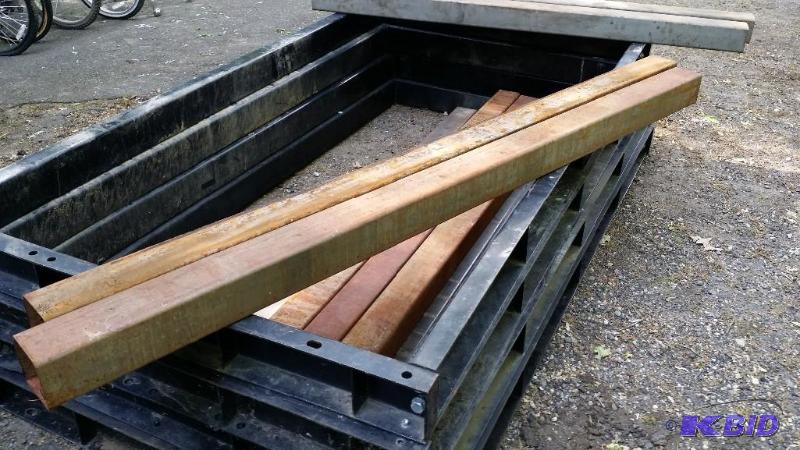 lot 42 image: 4x4 18 square steel tubing