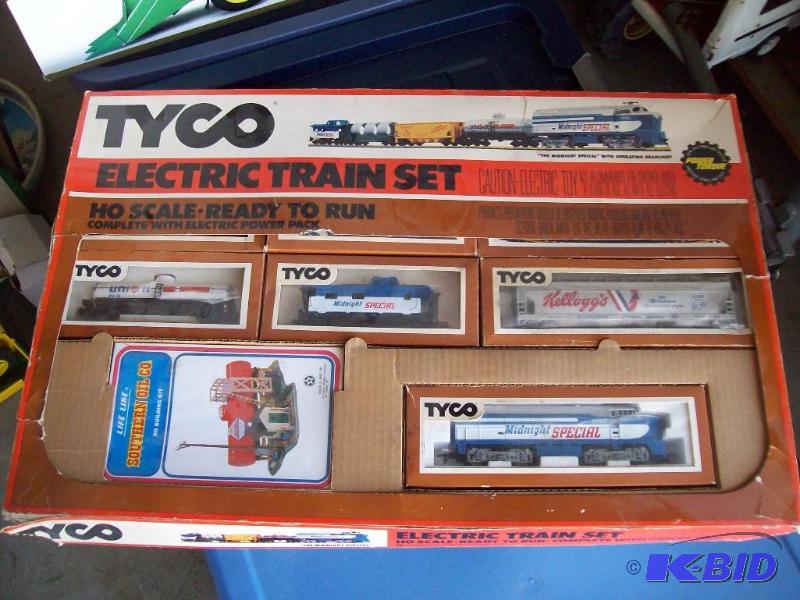 Tyco Electric Train Set -Union car ...