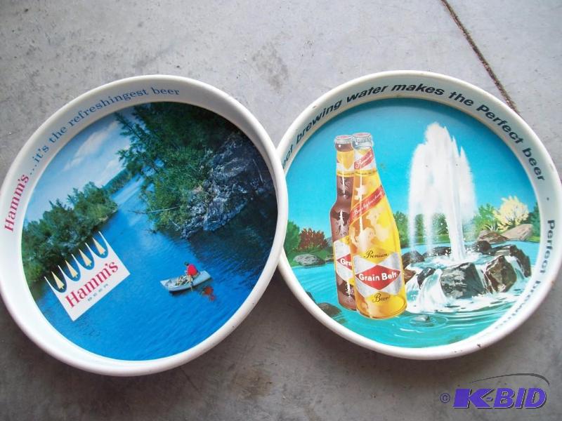Bar trays -(1) Hamms -(1) Grainbel...