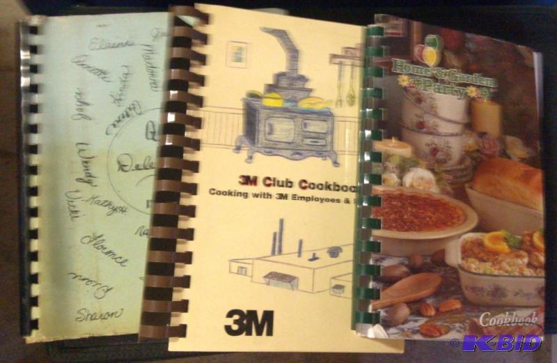 Lot of 3 cook books...