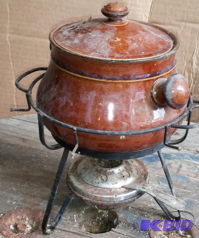 Vintage Fondue Pot...