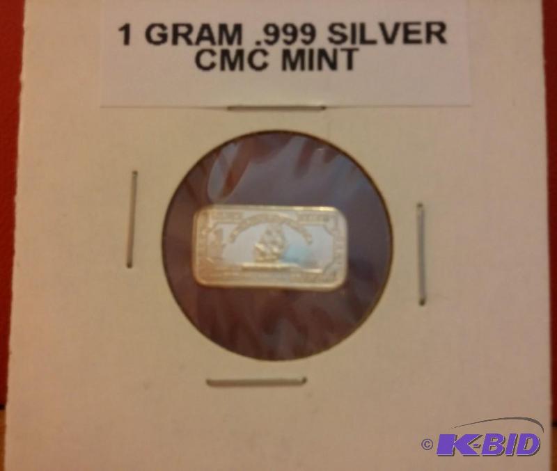 1 GRAM SILVER BAR...