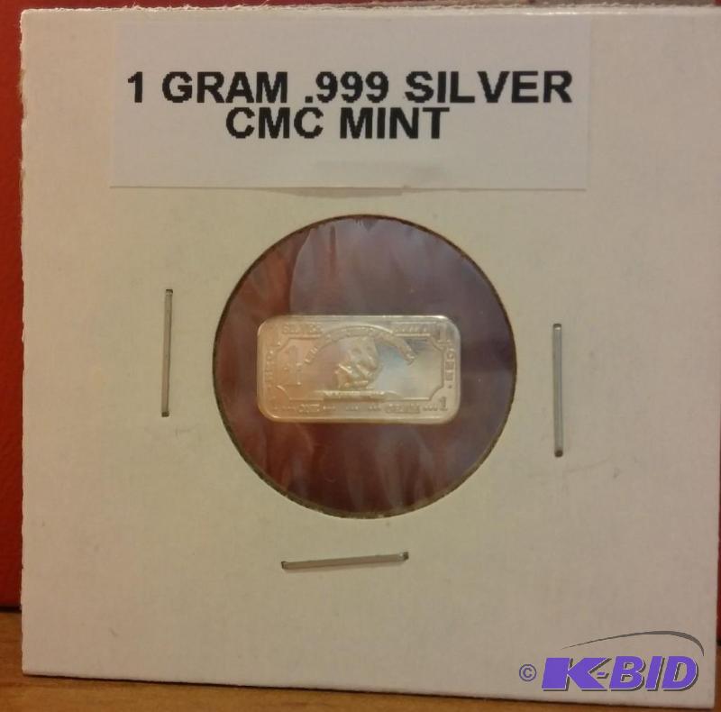 1 GRAM SILVER BAR...
