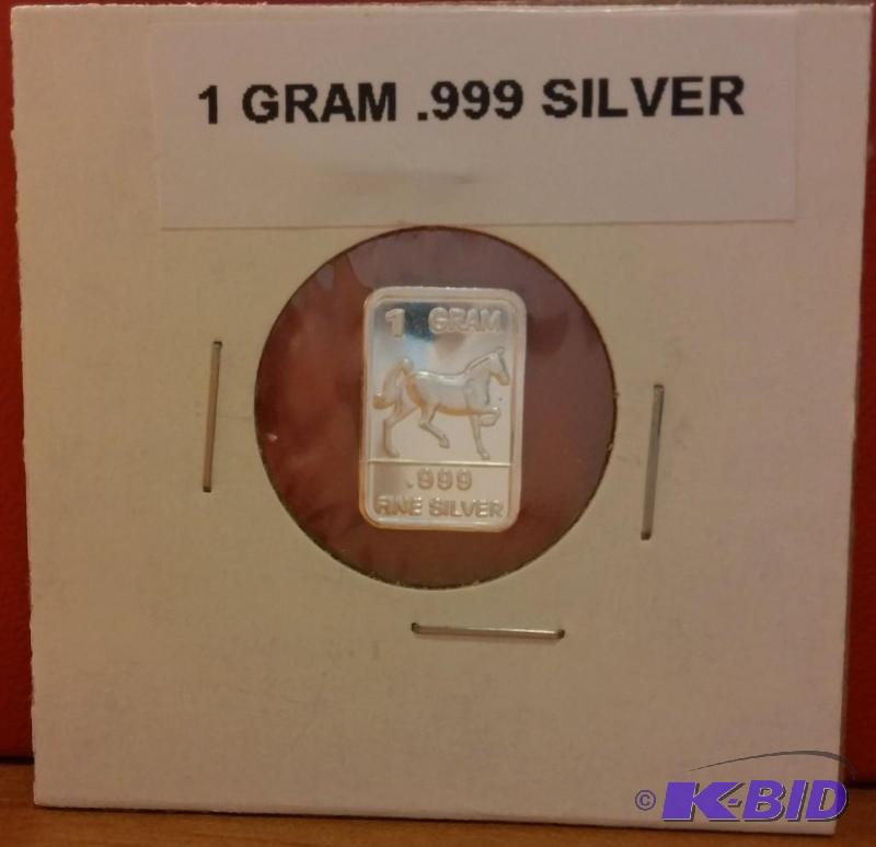 1 GRAM SILVER BAR...