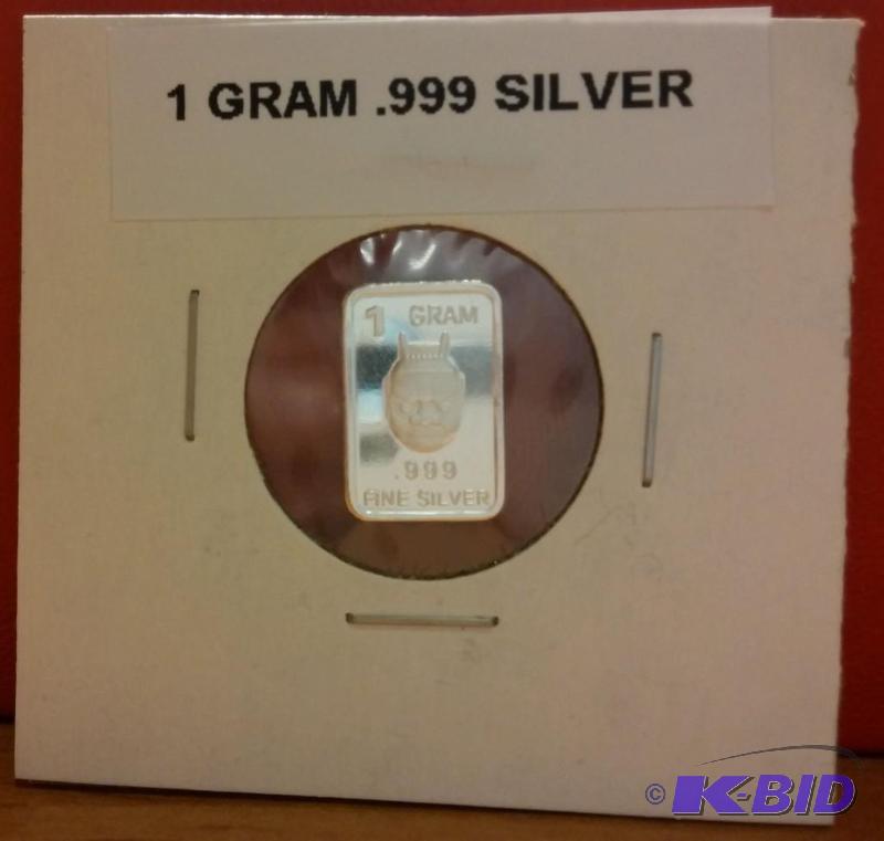 1 GRAM SILVER BAR...