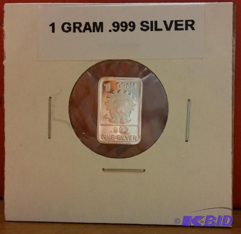1 GRAM SILVER BAR...