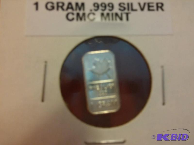 1 GRAM SILVER BAR...