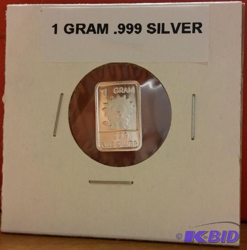 1 GRAM SILVER BAR...