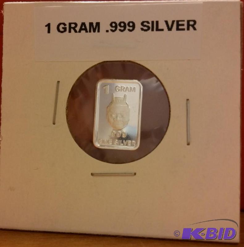 1 GRAM SILVER BAR...