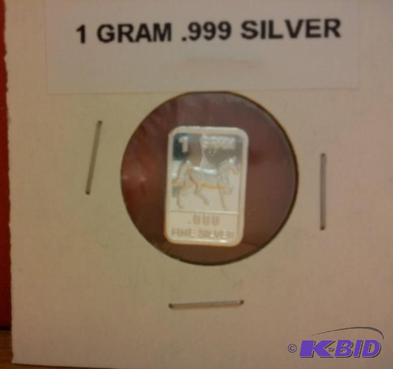 1 GRAM SILVER BAR...