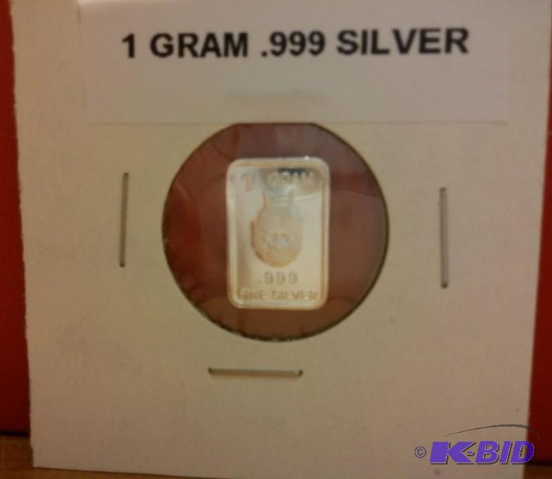 1 GRAM SILVER BAR...