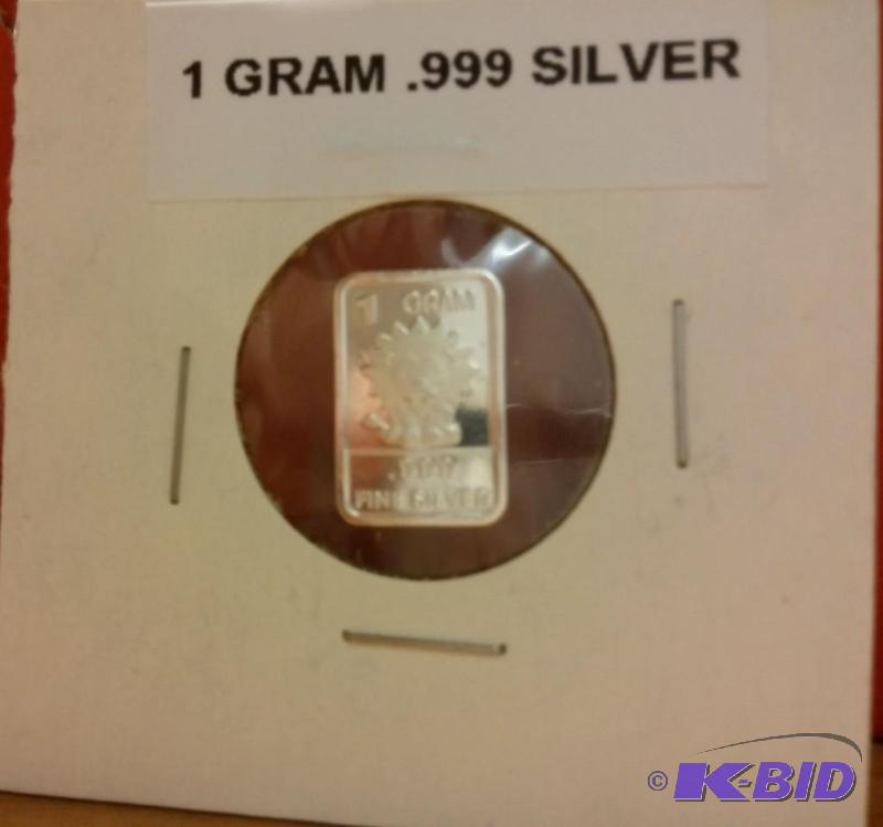 1 GRAM SILVER BAR...