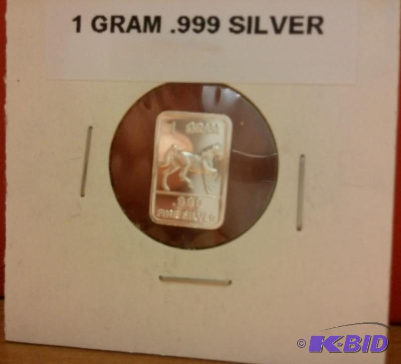 1 GRAM SILVER BAR...