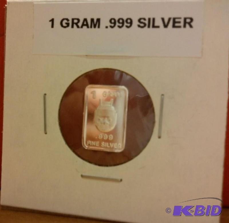 1 GRAM SILVER BAR...